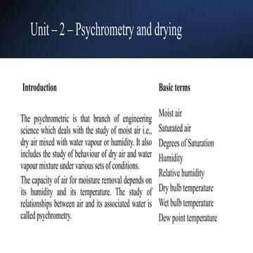Drying theory and drying rating curve | PPTX