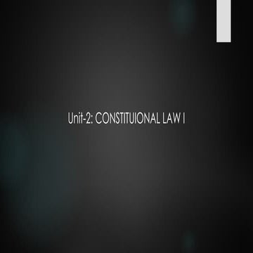 Unit 2The Making of India's Constitution