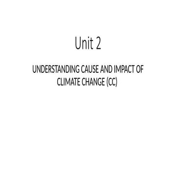 Understanding Cause and Impact of Climate Change by Rabindra