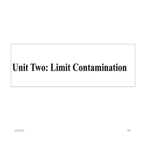 Effective Strategies for Limiting Contamination in Healthcare Settings ...