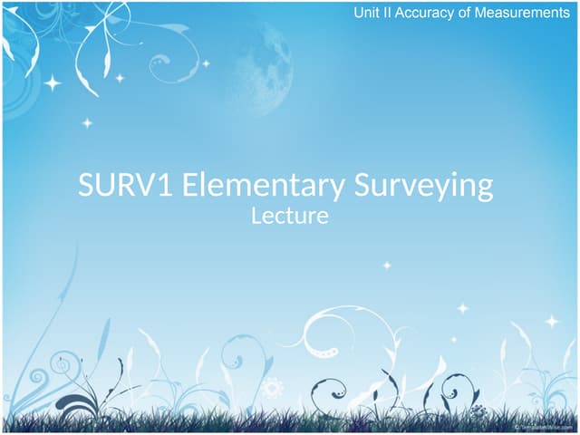 TYPES OF MEASUREMENTS | PDF