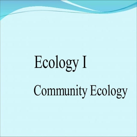 Unit2 Ecology Ic Communities