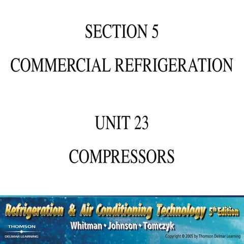 compressors and other components in VCRS | PPTX