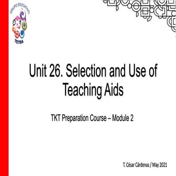 Unit 26. Selection and Use of Teaching Aids.pdf