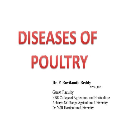 Unit 27 Diseases of Poultry.pptx