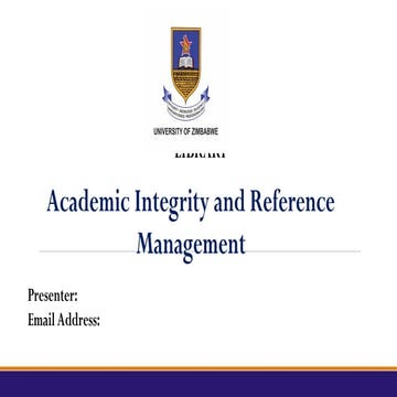 Academic integrity and preventing plagiarism | PDF