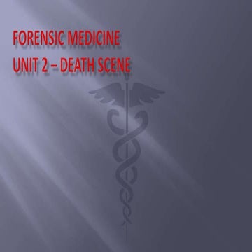 Forensic Medicine