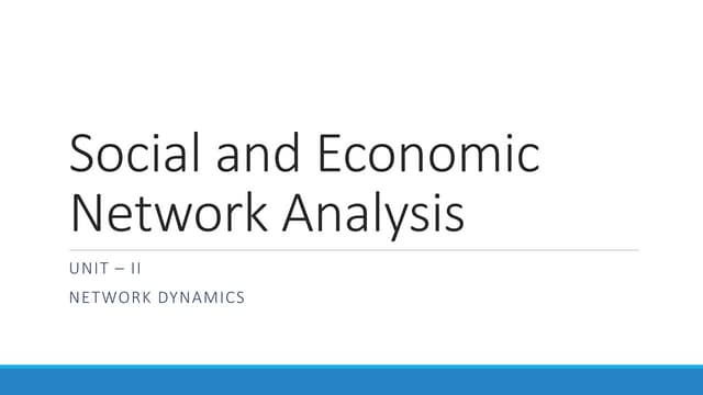 Link Analysis
