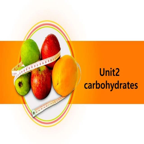 carbohydrates classification, functions, source & RDA