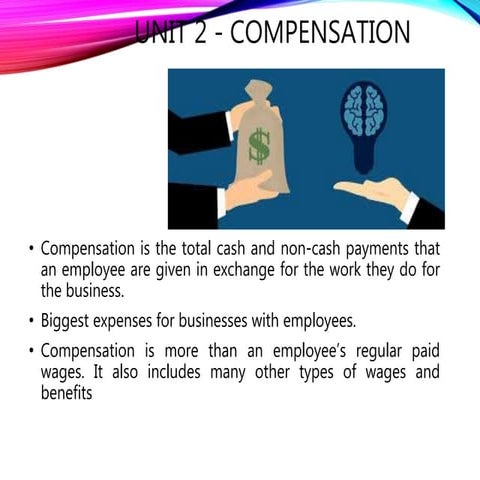 Unit 2 compensation management