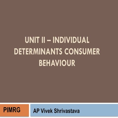 Unit 2 Consumer Behaviour.pptx for bba students