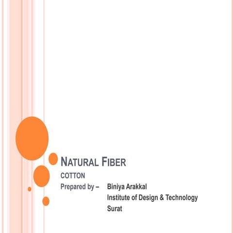 Natural Fiber to Yarn Cotton
