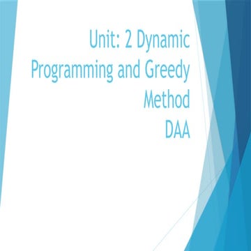Unit 2 DAA design and analysis of algorithms
