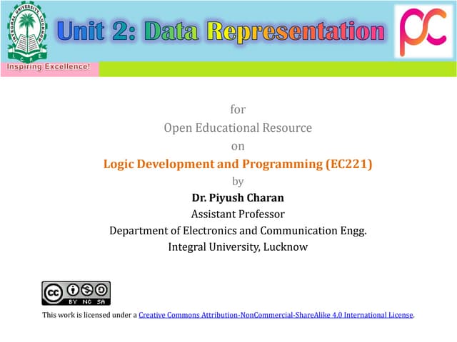 Unit 2 data representation | PPT