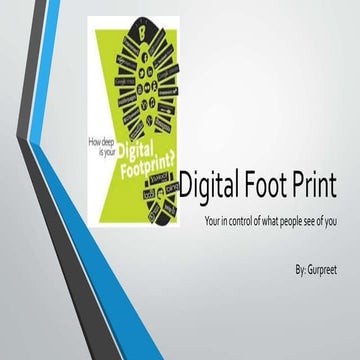 Digital Foot Print