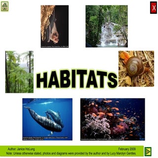 Biology M1 Ecology Habitats
