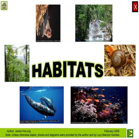 Biology M1 Ecology Habitats