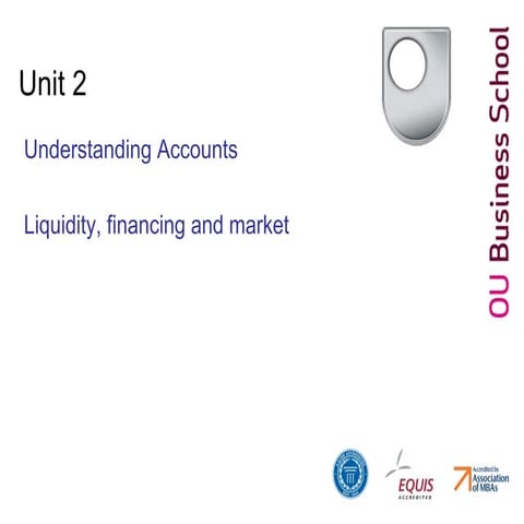 Unit 2 Liquidity and Market ratios