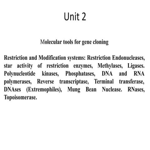 Unit 2 Gene Cloning.pdf