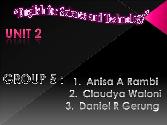 Unit 2 group 5 nucleus science and technology