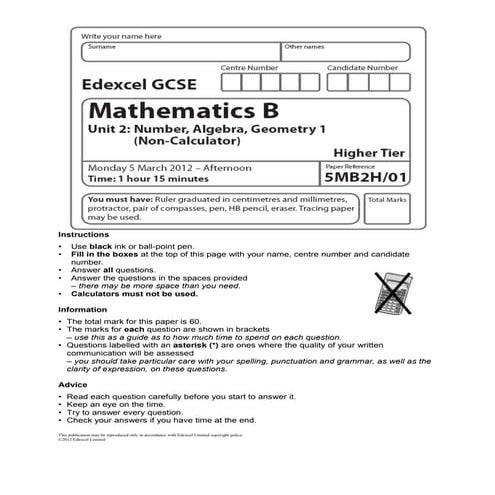  Unit 2_higher -_march_2012