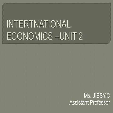 International Economics