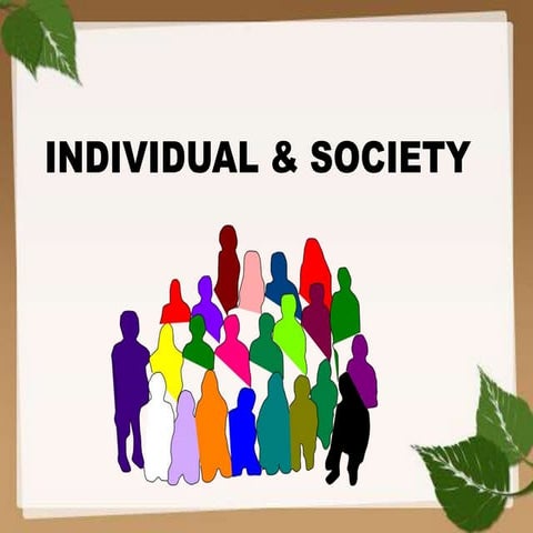 Unit 2 individual society PPT