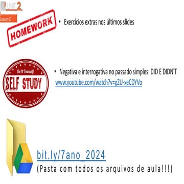 Unit 2 Lesson C 7º Ano 2024 Pdf Ppt