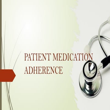 medication adherence reporting scale for | PDF