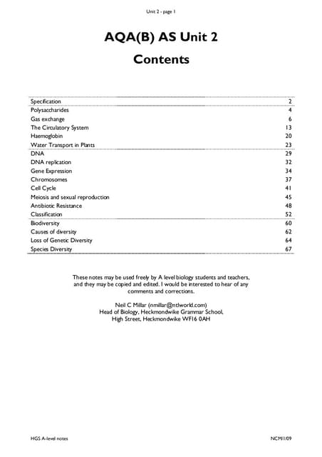 Unit 2 notes