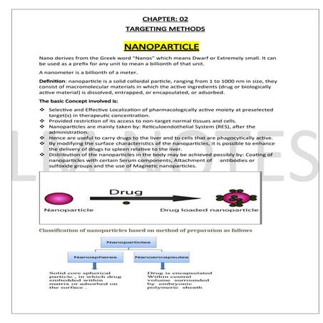 CHAPTER 02 TARGETING METHODS 2ND SEM NOTES | DOCX