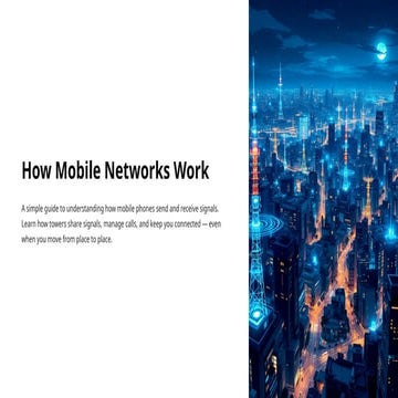 Comprehensive Guide to Mobile Network Operations and Management | PPTX