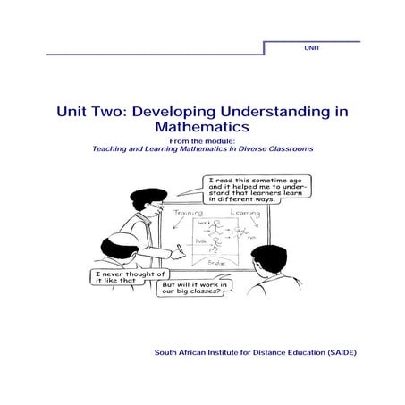  Ace Maths Unit Two: Developing Understanding in Mathematics (PDF)