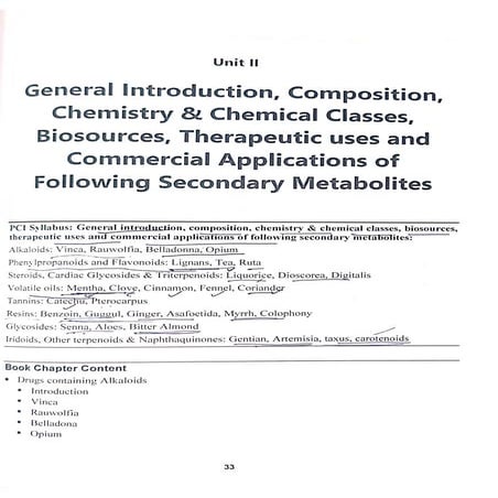 unit 2 PHARMACOGNOSY -2.pdf handwritten. | PDF
