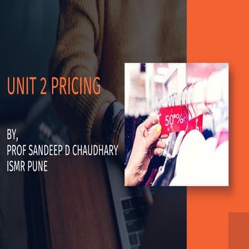 Marketing Management Unit 2 Pricing Pdf