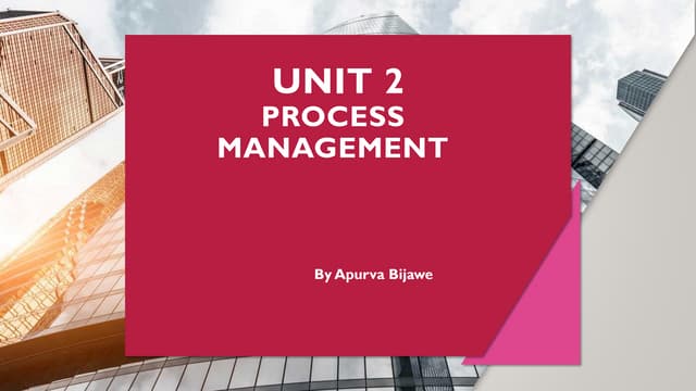 Process management- This ppt contains all required information regarding oper...