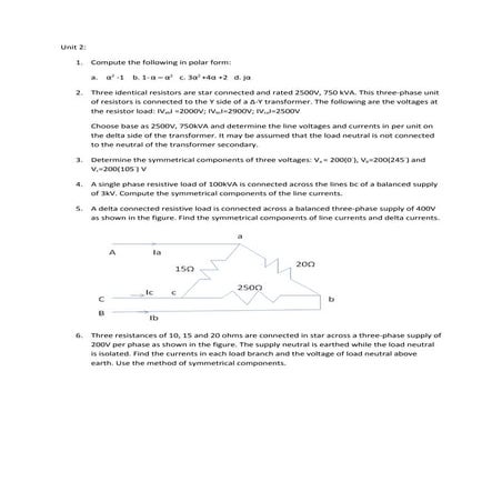 Unit 2 Questions_Nagrath kothari
