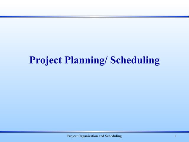 Unit2 scheduling wbs_network Management 