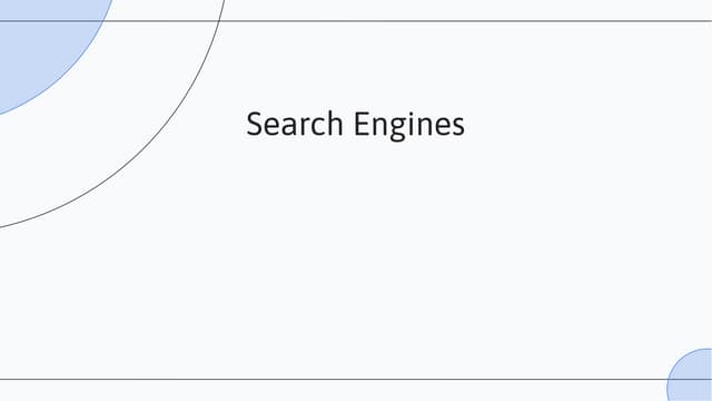 Unit 2 search-enginesand types of search engine