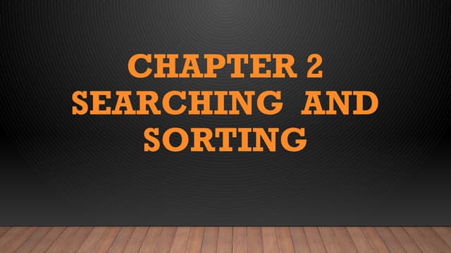 Searching and Sorting Data Structure Using C