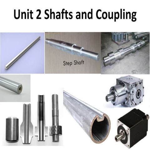 Unit 2 Shafts and Coupling.pptx