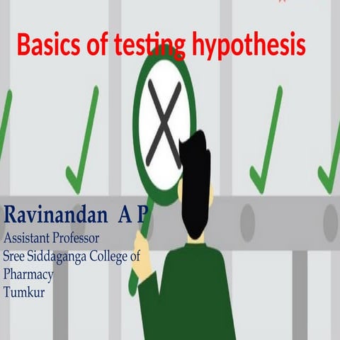 Unit 2 Testing of Hypothesis - Hypothesis - Null, Alternative, Type 1 and 2 a...