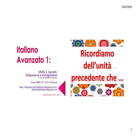 Unità 5 | PDF