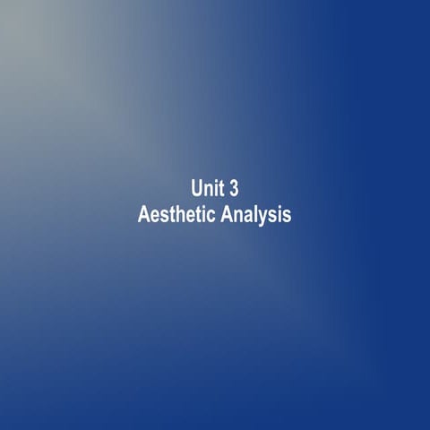 Ceramics Unit 3 Aesthetic Analysis