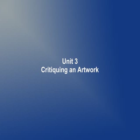 Unit 3 Critiquing Artwork Four Steps_2