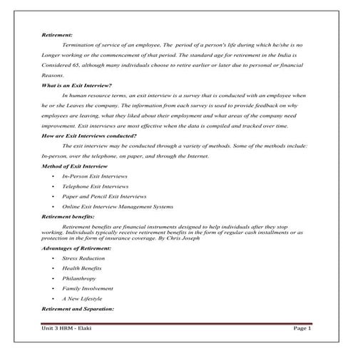 Human resource management