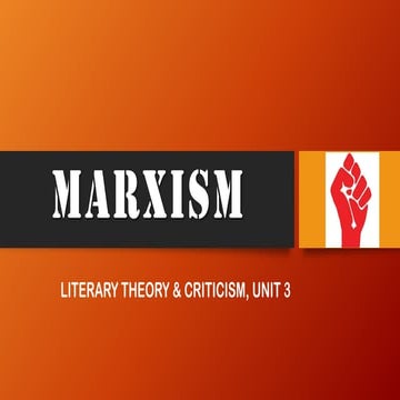 Marxism presentation | PPTX