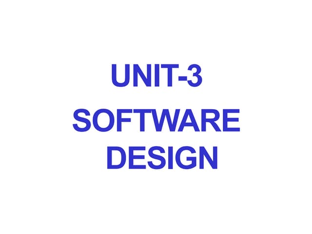 Unit3 Software engineering UPTU