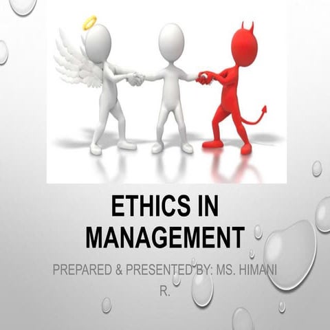 Ethics in Management