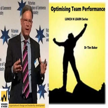 Optimising Team Performance